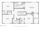 Detailed second floor plan displaying the primary bedroom and multiple other bedrooms, bathrooms, and closet spaces at 1709 Main St, Safety Harbor, FL 34695