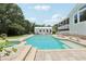 Refreshing pool, patio, and backyard oasis, ideal for leisure and entertainment at 1709 Main St, Safety Harbor, FL 34695