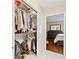 Spacious walk-in closet with shelving and rod storage, providing ample space for clothes and shoes at 190 Dale Pl, Oldsmar, FL 34677