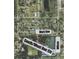 Aerial view shows property location in relation to nearby recreation center at 2603 Mary Sue Sw St, Largo, FL 33774