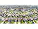Spacious community featuring multiple well-maintained homes and pond at 30989 Summer Sun Loop, Wesley Chapel, FL 33545