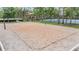 A sand volleyball court is set up for a game, promising fun in the sun at 31331 Anniston Dr, Wesley Chapel, FL 33543