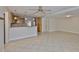 Open living space with a modern kitchen and plenty of room for entertaining at 3209 W Tyson Ave, Tampa, FL 33611