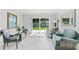 Cozy sitting room with comfortable chairs and view of the outdoors at 3410 Stonehaven E Ct # A, Palm Harbor, FL 34684