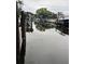 Scenic view of the waterfront showcasing dock area with calm waters and docked boats at 405 Bryn Mawr Is, Bradenton, FL 34207