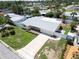 Aerial shot showcasing the home's layout, curb appeal, and surrounding neighborhood at 4200 49Th S Ave, St Petersburg, FL 33711