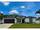 Charming single-Gathering home featuring a well-manicured lawn and a two-car garage at 4264 Michaler St, North Port, FL 34286