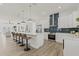 Spacious kitchen featuring a large island, stainless steel appliances, and designer backsplash at 4513 21St N St, St Petersburg, FL 33714