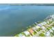Waterfront home with a private dock along a serene channel leading to the open bay for boating and fishing at 4823 Arlington Rd, Palmetto, FL 34221