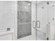 Sleek bathroom with glass enclosed shower featuring tile accents at 5685 35Th N Ave, St Petersburg, FL 33710