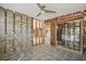 Wide shot of the living room showing the design of the home at 709 Pruitt Dr, Madeira Beach, FL 33708
