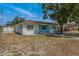 Charming single-story home featuring a well-lit exterior and a spacious front yard at 8525 N Ola Ave, Tampa, FL 33604