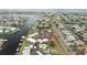 Aerial view of property located near the water at 1028 Apollo Beach Blvd # 203, Apollo Beach, FL 33572
