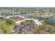 Aerial view of complex on the water with parking at 1028 Apollo Beach Blvd # 203, Apollo Beach, FL 33572