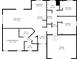 Detailed floor plan showcasing the layout of the home, including bedrooms, bathrooms, and living spaces at 1102 Goshen Rd, Tarpon Springs, FL 34689