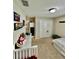 Bedroom with a white dresser, closet, and a bed at 14015 Arbor Pines Dr, Riverview, FL 33579