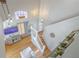 Inviting entryway with stylish decor, high ceilings, and a view of the living area at 1807 Split Fork Dr, Oldsmar, FL 34677