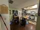Functional kitchen features stainless appliances, ceiling fan and lots of storage at 18804 Tournament Trl, Tampa, FL 33647