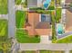 The Home's roof and lawn are well-maintained and is close to the neighbor's water access, featuring a screened pool at 2006 Tanglewood Ne Dr, St Petersburg, FL 33702