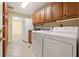 Functional laundry room with modern appliances, ample counter space, and plenty of cabinet space at 2006 Tanglewood Ne Dr, St Petersburg, FL 33702