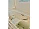 Jacuzzi soaking tub with handrail at 23112 Emerson Way, Land O Lakes, FL 34639