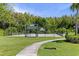 Community basketball court with manicured lawn at 32193 Watoga Loop, Wesley Chapel, FL 33543