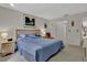 Comfortable main bedroom featuring a queen bed and stylish furnishings, creating a welcoming space at 3268 39Th S St # A, St Petersburg, FL 33711