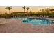 Outdoor swimming pool and lounge area for relaxing at the community center at 4345 Bayside Village Dr # 303, Tampa, FL 33615