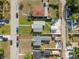 Bird's-eye view of well-maintained homes with tidy lawns, offering a glimpse into neighborhood charm at 4755 21St N Ave, St Petersburg, FL 33713