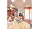 Kitchen boasts granite countertops, stainless steel appliances, and open access to the living area at 6801 S Sparkman St, Tampa, FL 33616