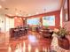Open kitchen with bar seating, stainless steel appliances, and plenty of counter space at 6801 S Sparkman St, Tampa, FL 33616