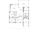 Detailed floor plan showing the layout of the home, including room dimensions and placement of the screened porch at 715 45Th Ne Ave, St Petersburg, FL 33703