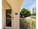Exterior entrance to the women's gym with an inviting view of the community at 7932 Sailboat Key S Blvd # 506, South Pasadena, FL 33707