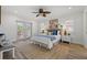 Bright bedroom with French doors leading to an outdoor patio at 715 45Th Ne Ave, St Petersburg, FL 33703