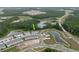 Aerial view of the new community near a lake and wooded area at 11054 Crescent Deer Dr, Land O Lakes, FL 34638