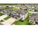 Aerial view of the home showing the well-maintained backyard and surrounding neighborhood at 11719 Tetrafin Dr, Riverview, FL 33579
