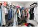 Walk-in closet with wire shelving and ample storage space for clothing and accessories at 11719 Tetrafin Dr, Riverview, FL 33579