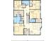 Second floor floorplan featuring several bedrooms, bathrooms, and a Gathering room at 11719 Tetrafin Dr, Riverview, FL 33579