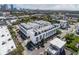 Stunning aerial view of the modern townhome community in an urban setting at 1330 W Gray St # 2, Tampa, FL 33606