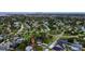 Panoramic aerial capture highlighting the neighborhood's design and proximity to Tampa at 1726 Massachusetts Ne Ave, St Petersburg, FL 33703