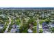 This aerial view captures a vibrant neighborhood with lush greenery and serene waterways, offering a glimpse of community charm at 1726 Massachusetts Ne Ave, St Petersburg, FL 33703