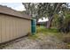 Outdoor shed in the backyard of the property at 1726 Massachusetts Ne Ave, St Petersburg, FL 33703