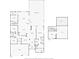 Detailed floor plan showcasing the layout and dimensions of this home, including the living spaces and outdoor area at 1741 Beaconsfield Dr, Wesley Chapel, FL 33543