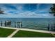 Scenic backyard with a private dock and stunning water views, offering direct access to the open sea at 1988 Carolina Ne Cir, St Petersburg, FL 33703