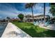 Sprawling backyard with patio and waterfront views at 1988 Carolina Ne Cir, St Petersburg, FL 33703