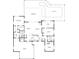 Detailed floor plan showcasing layout of the home at 2035 Nolan Dr, Dunedin, FL 34698