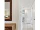 Hallway featuring tile flooring and access to other rooms in the house at 2261 Swedish Dr # 47, Clearwater, FL 33763
