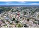An aerial view showcasing the property's location within a well-established neighborhood, highlighting its setting at 260 Venice East Blvd, Venice, FL 34293