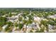Aerial view of property in neighborhood with mature trees at 2825 N Taliaferro N Ave, Tampa, FL 33602