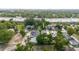 Aerial view of the neighborhood and the house in the foreground at 2825 N Taliaferro N Ave, Tampa, FL 33602
